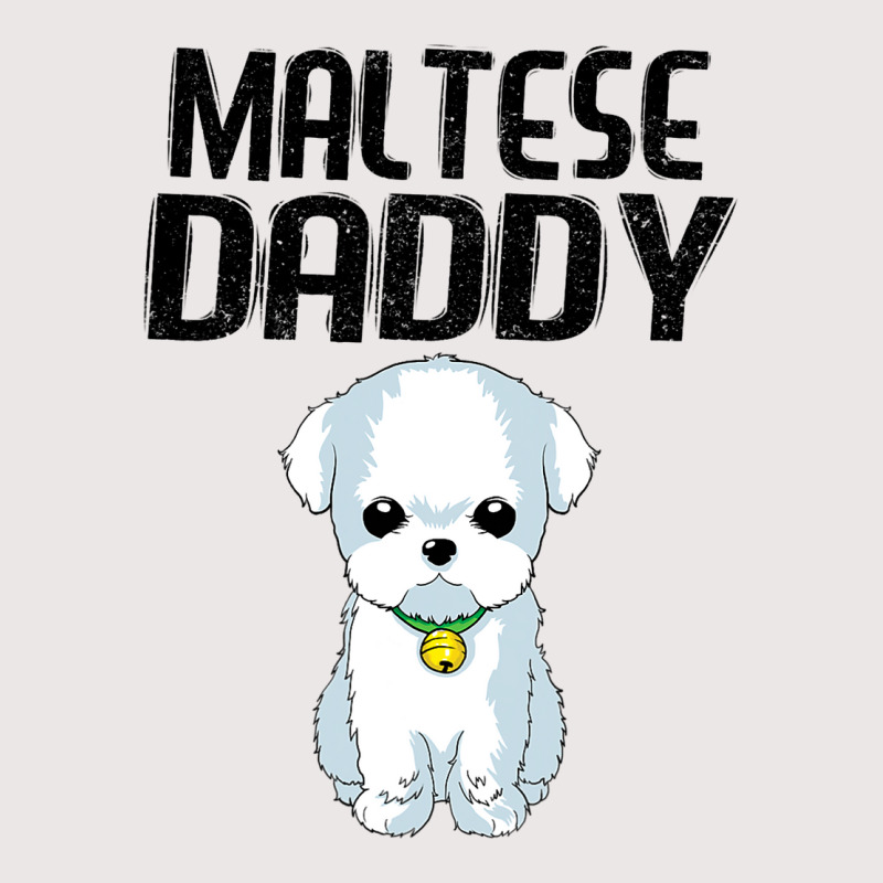 Maltese Daddy Dog Lover Maltese Puppy Christmas Gi Pocket T-shirt | Artistshot