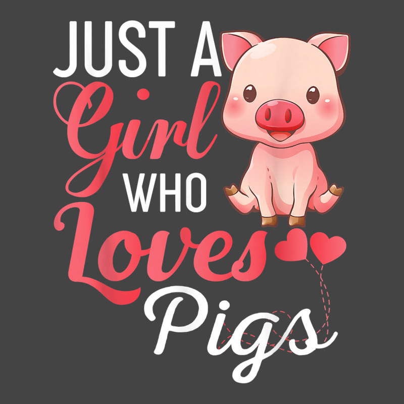 Just A Girl Who Loves Pigs Shirt Funny Pig Gift T Shirt Basic Youth T-shirt | Artistshot