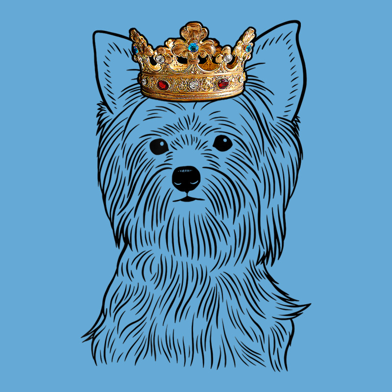 Yorkshire Terrier Dog Wearing Crown T Shirt Basic Youth T-shirt by oluwafemimccullers | Artistshot