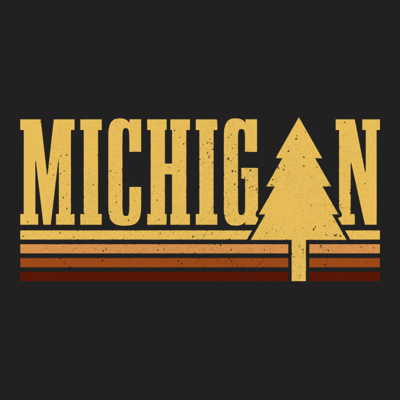 Michigan Vintage Tree State Pride Camping Hiking Michigan Pullover Hoo Basic Youth T-shirt | Artistshot