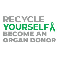 Recycle Become An Organ Donor Organ Donation Black And Green T Shirt Raglan Crop Top | Artistshot