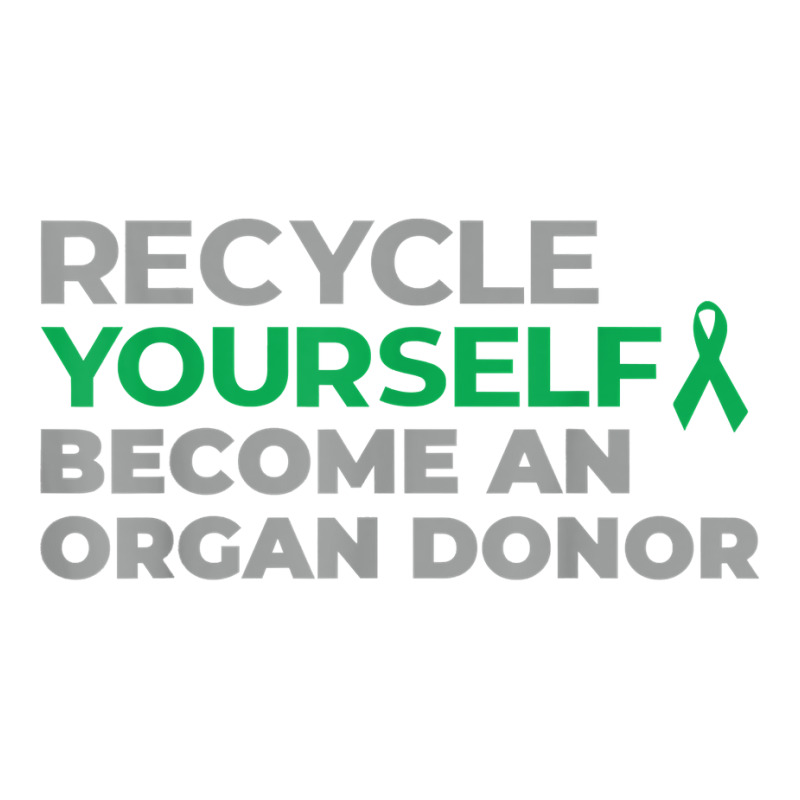 Recycle Become An Organ Donor Organ Donation Black And Green T Shirt Raglan Crop Top by h.avenaver | Artistshot