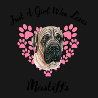 Just A Girl Who Loves Mastiffs Dogs Cute Puppy 3 Flannel Shirt | Artistshot