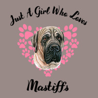 Just A Girl Who Loves Mastiffs Dogs Cute Puppy 3 Vintage T-shirt | Artistshot