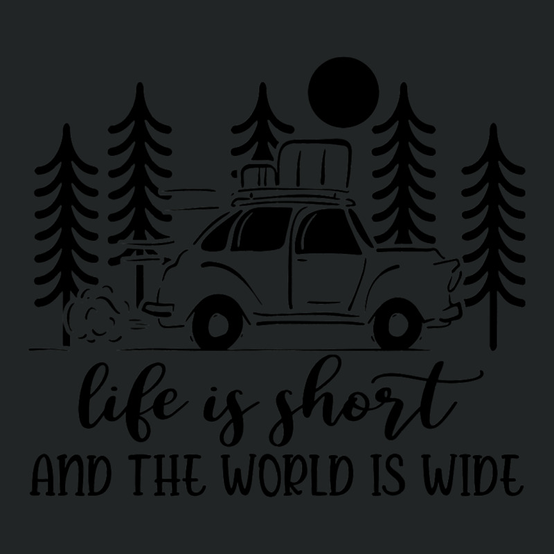 Life Is Short And The World Is Wide Vintage Campin Duffel Bag | Artistshot