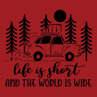 Life Is Short And The World Is Wide Vintage Campin Waist Apron | Artistshot