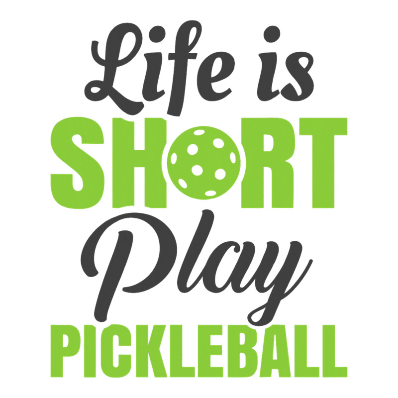 Life Is Short Play Pickleball V-neck Tee | Artistshot