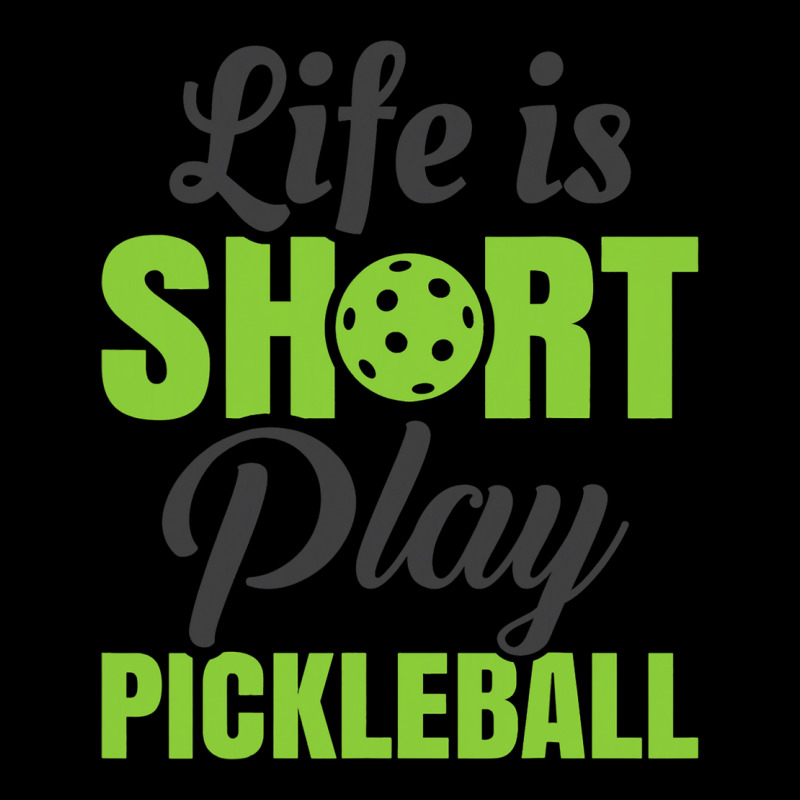 Life Is Short Play Pickleball Fleece Short | Artistshot