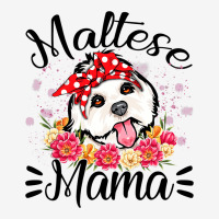 Maltese Mama Florals Cute Dog Mom Mothers Day Classic T-shirt | Artistshot