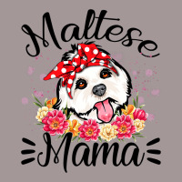 Maltese Mama Florals Cute Dog Mom Mothers Day Vintage Short | Artistshot