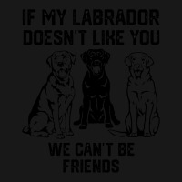 If My Labrador Doesnt Like You We Cant Be Friends  Flannel Shirt | Artistshot