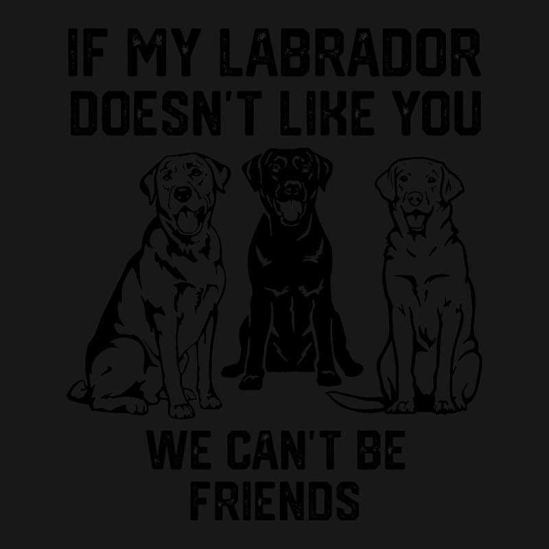 If My Labrador Doesnt Like You We Cant Be Friends  Flannel Shirt | Artistshot