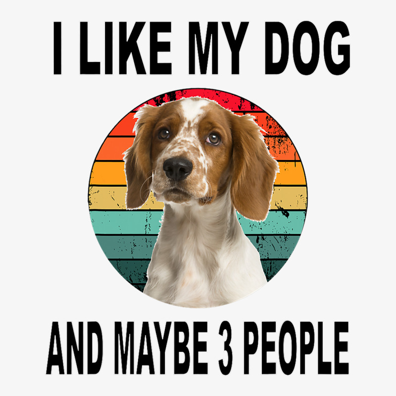 Like My Welsh Springer Spaniel Maybe 3 People Ladies Fitted T-Shirt by CHASITYJOHNSON | Artistshot