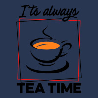 Its Always Tea Time Tea Lover Tea Drinker Brew A C Ladies Denim Jacket | Artistshot