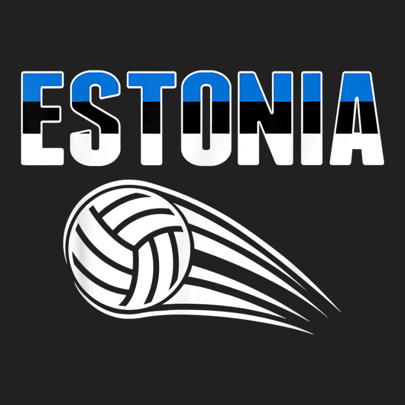 Estonia Volleyball Lovers Jersey   Estonian Flag Sport Fans T Shirt Basic T-shirt | Artistshot