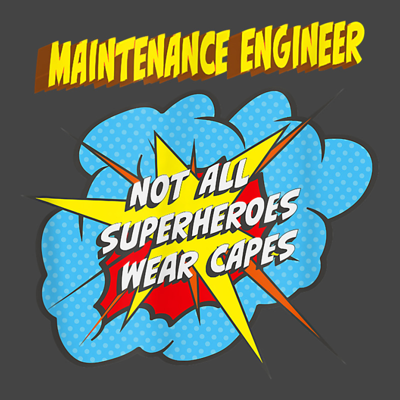 Maintenance Engineer Funny Superhero Job T Shirt Basic T-shirt by Smykowskicalob1991 | Artistshot