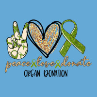 Womens Organ Donation Peace, Love, Donate, Give Someone Life Donate V Basic Youth T-shirt | Artistshot