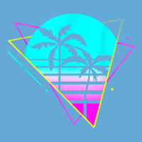 Vaporwave Aesthetic. Vintage Palm Paradise. Retro Palm Tree T Shirt Basic Youth T-shirt | Artistshot