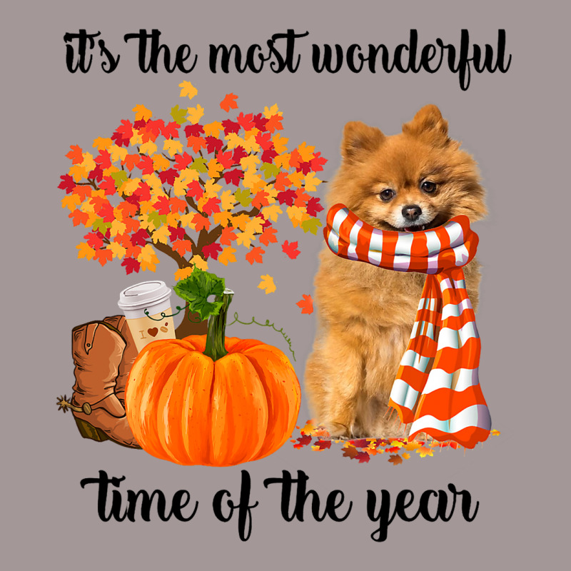 Its The Most Wonderful Time Of The Year Pomeranian Vintage Hoodie by KaleiaPeckham | Artistshot