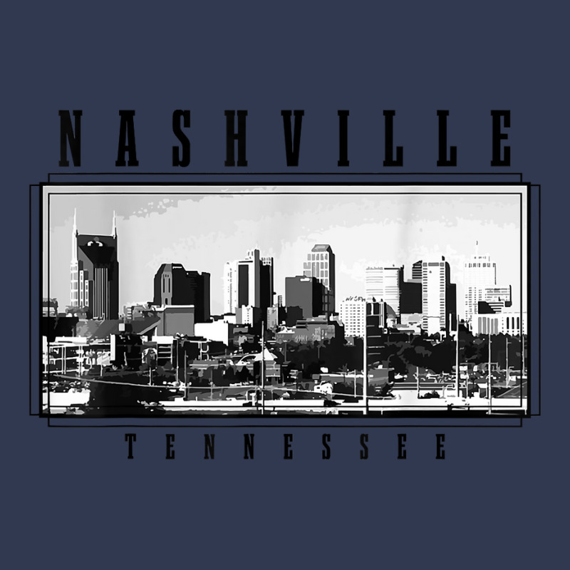 Nashville Tennessee Vintage Skyline Country Music City T Shirt Basic Youth T-shirt by jermonmccline | Artistshot