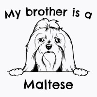 Kids My Brother Is A Maltese Cute Dog Breed T-shirt | Artistshot