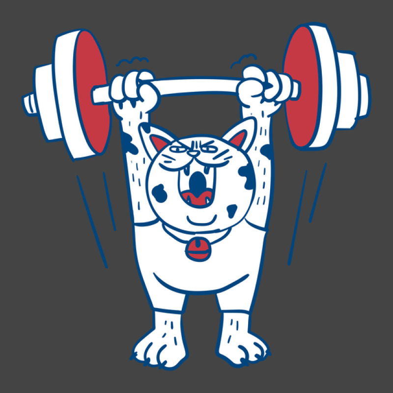 Cat Weightlifter Lifting A Barbell Basic T-shirt by Rich.Collection | Artistshot