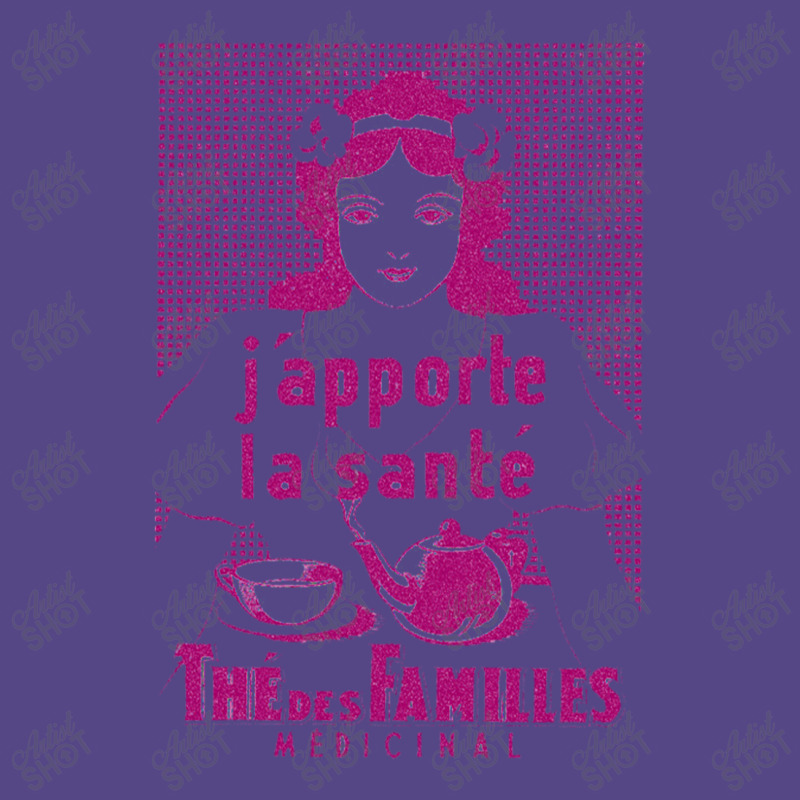 Thé Des Familles Vintage French Tea Ad Design Basic T-shirt | Artistshot