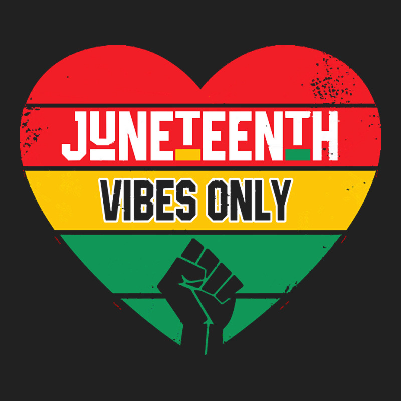 Juneteenth Vibes Only T  Shirt Juneteenth Heart Vibes Only T  Shirt Basic T-shirt | Artistshot