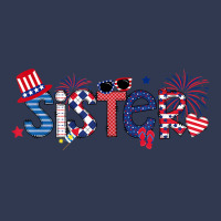 America Sister Flip Flops And Fireworks Sister 4th Of July T Shirt Basic T-shirt | Artistshot