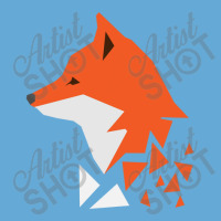 Diffuse Orange Fox Geometric Basic T-shirt | Artistshot