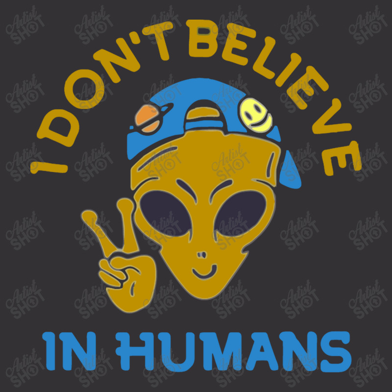 I Don't Believe In Humans Vintage Hoodie And Short Set | Artistshot