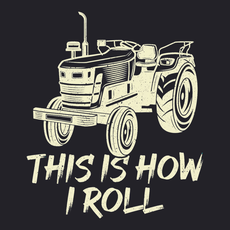 Funny This Is How I Roll Retro Farmer Tractor Unisex Sherpa-lined Denim Jacket | Artistshot