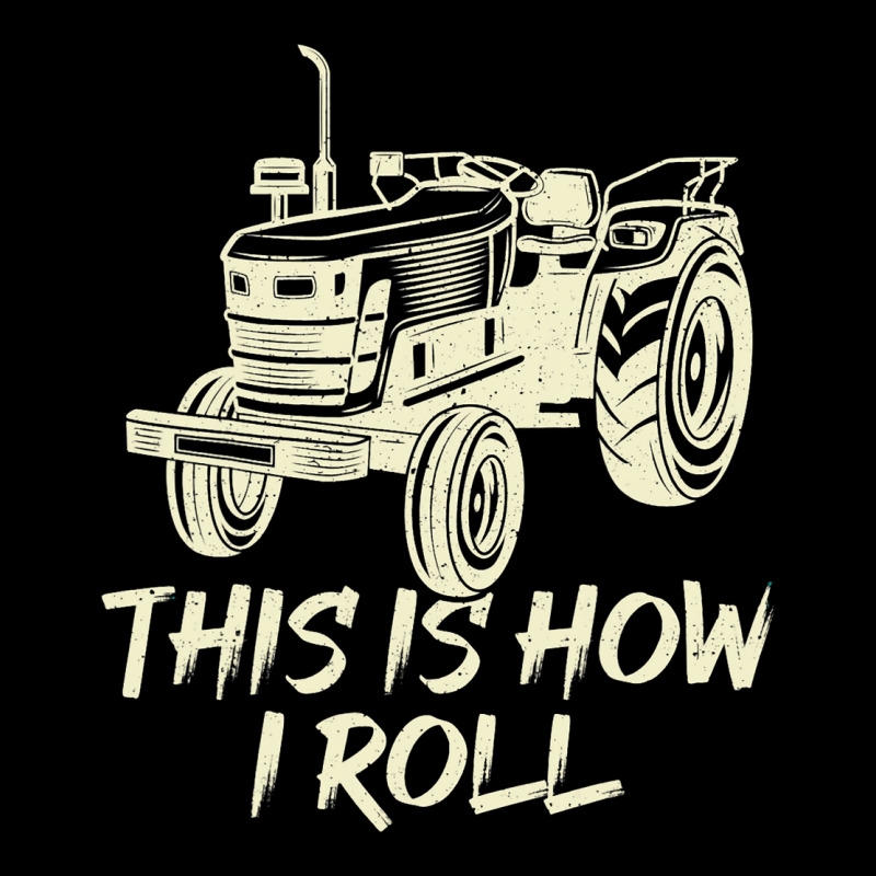 Funny This Is How I Roll Retro Farmer Tractor Lightweight Hoodie | Artistshot
