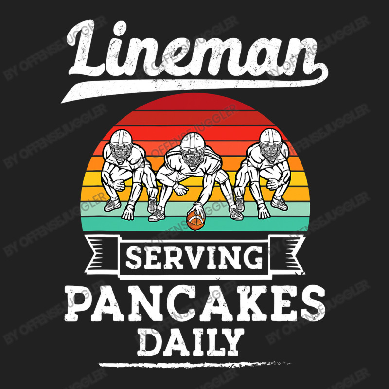 Football Lineman Serving Pancakes Daily Offensive Lineman 39 Basic T-shirt | Artistshot