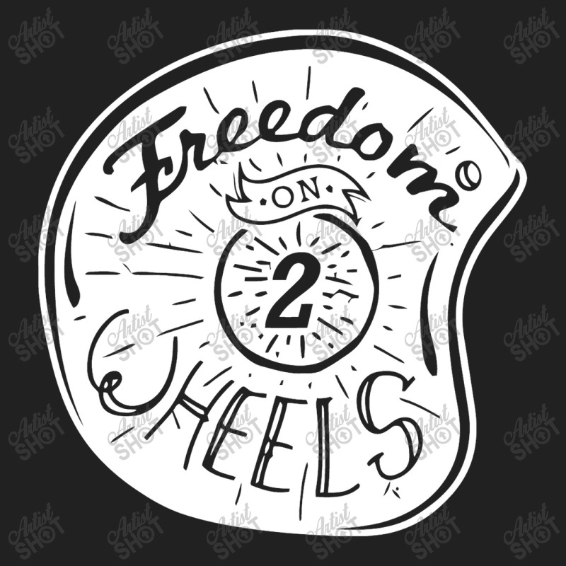 Freedom On 2 Wheels Basic T-shirt by marceliana | Artistshot