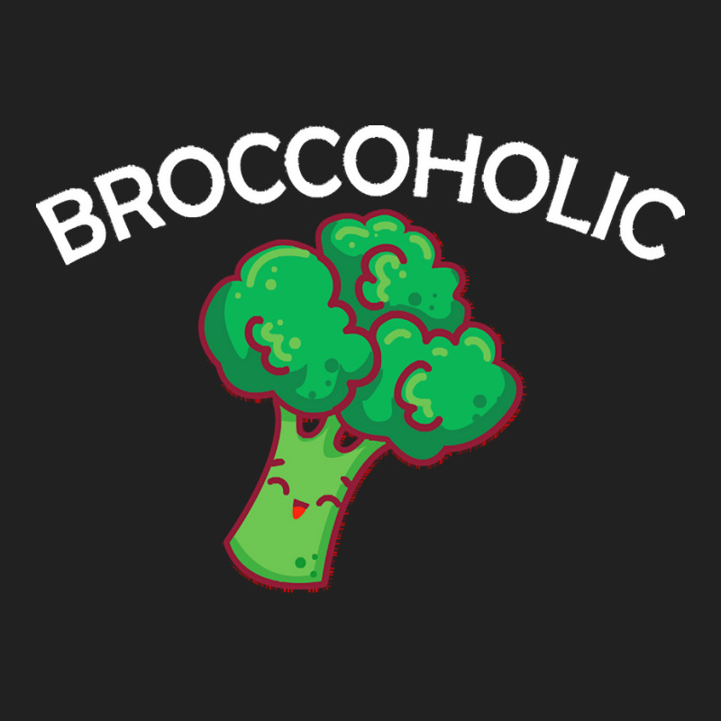 Vegan T  Shirt Broccoholic Gift Plants Vegan Saying T  Shirt Basic T-shirt | Artistshot