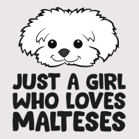 Maltese Puppy Just A Girl Who Loves Malteses Pocket T-shirt | Artistshot