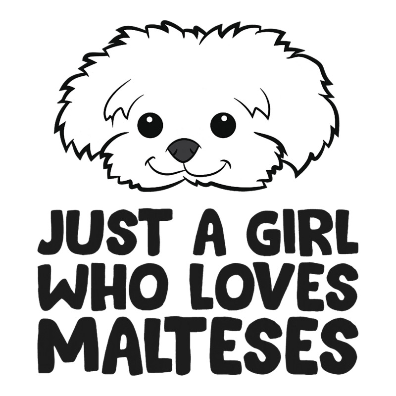 Maltese Puppy Just A Girl Who Loves Malteses Crewneck Sweatshirt | Artistshot