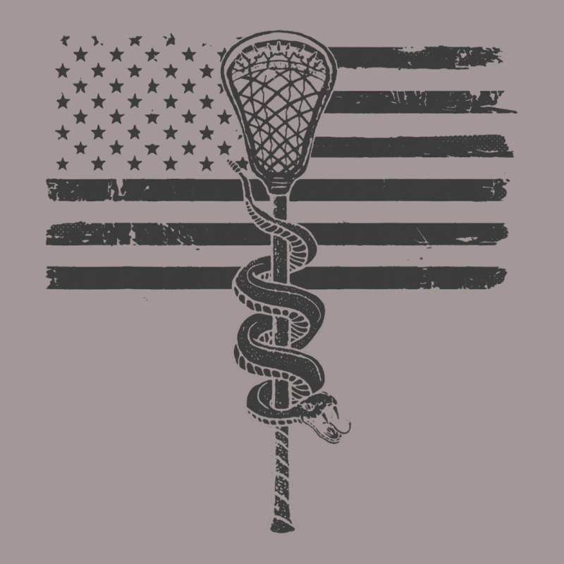 Lacrosse Stick Angry Snake Usa American Flag Vinta Vintage Hoodie by LoralieDemars | Artistshot