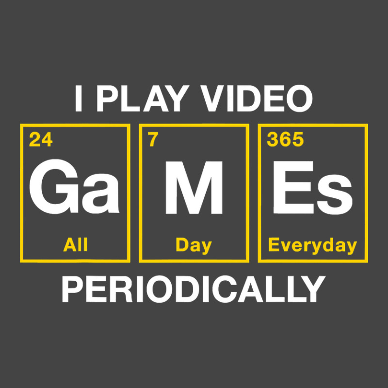 I Play Video Games Periodically Element Blocks Basic Youth T-shirt by thutrang92 | Artistshot