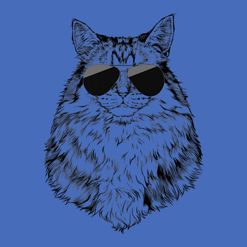 Siberian Cat Longhaired Cat With Sunglasses Premium T Shirt Basic Youth T-shirt by sosieclaton | Artistshot