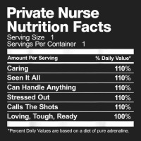 Mens Private Nurse Nutrition Facts Funny T Shirt Basic Youth T-shirt | Artistshot