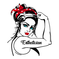 Esthetician Rosie The Riveter Pin Up T Shirt Raglan Crop Top | Artistshot