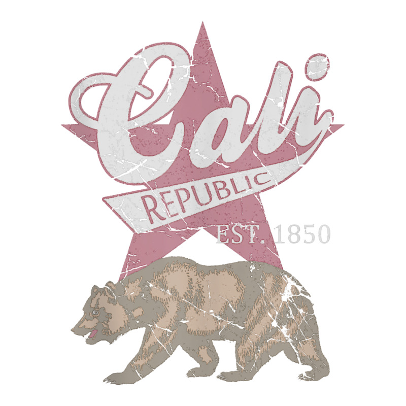 California Republic Flag Bear Vintage Fade Distressed Style Tank Top Raglan Crop Top by walkersnoelan | Artistshot