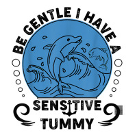 Be Gentle I Have A Sensitive Tummy For Men Women T Shirt Raglan Crop Top | Artistshot