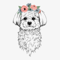 Maltese With Floral Headband Dog Mom Champion Hoodie | Artistshot