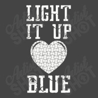 Light It Up Blue Autism Awareness Puzzle Piece Pullover Basic T-shirt | Artistshot