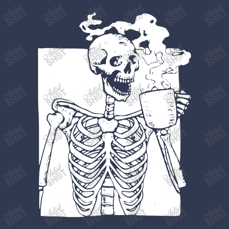 Skeleton Drink Coffee Halloween Basic T-shirt by marceliana | Artistshot