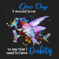 Diabetes Diabetic Hummingbird Birds I Have Used To Have Diabetes 174 D Basic T-shirt | Artistshot