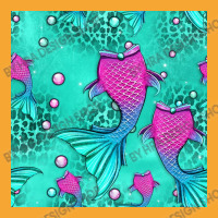 Mermaid Tail Seamless Pattern Basic T-shirt | Artistshot